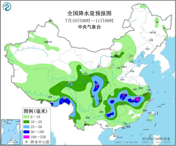 南方【4省】仍有大暴雨 華北大范圍降雨來襲